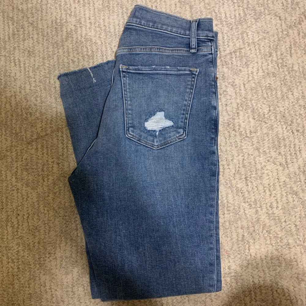 Abercrombie and Fitch super skinny ankle high rise jeans